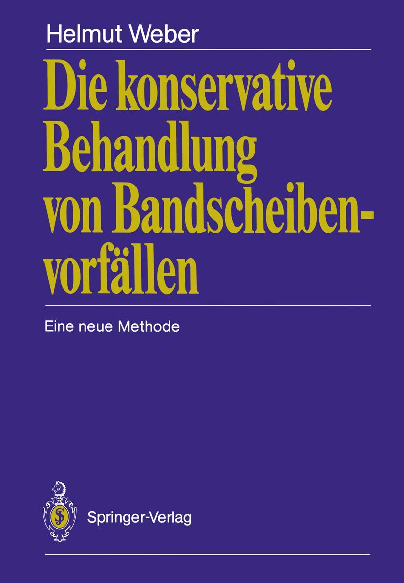 Vorderes Coverbild Die konservative Behandlung von Bandscheibenvorfällen