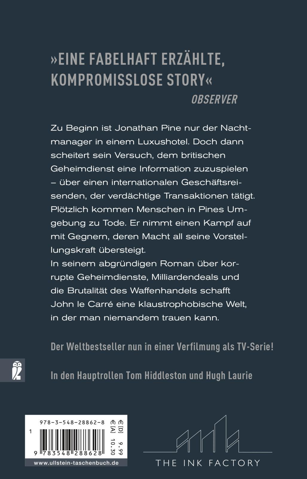 Rückseitencover Der Nachtmanager