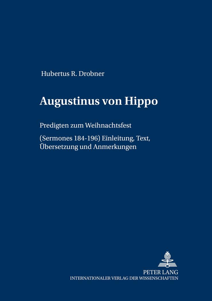 Vorderes Coverbild Augustinus von Hippo