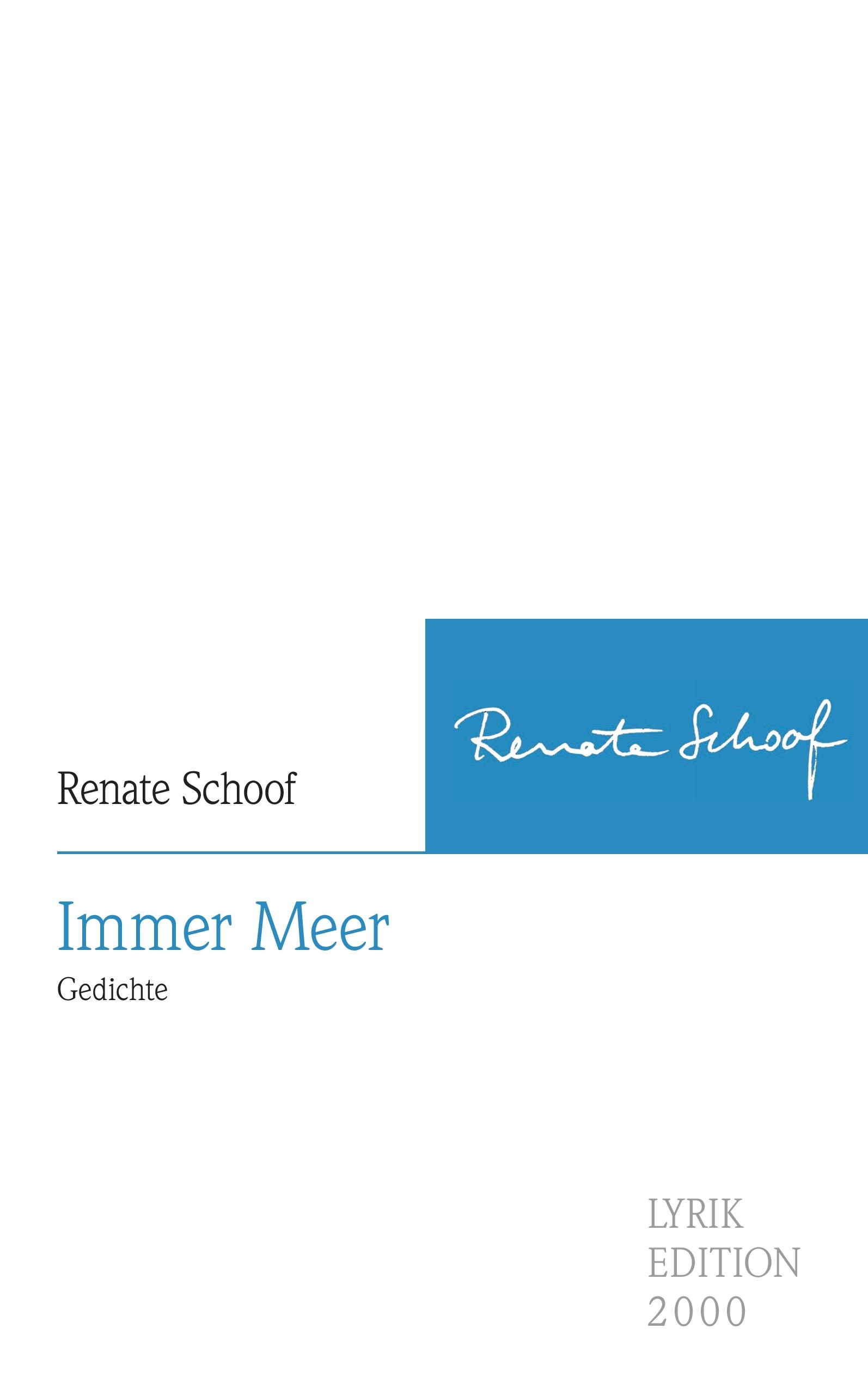 Vorderes Coverbild Immer Meer