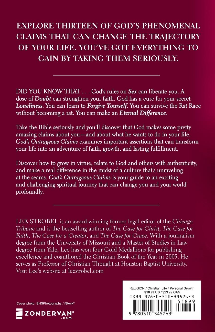 Rückseitencover The God's Outrageous Claims