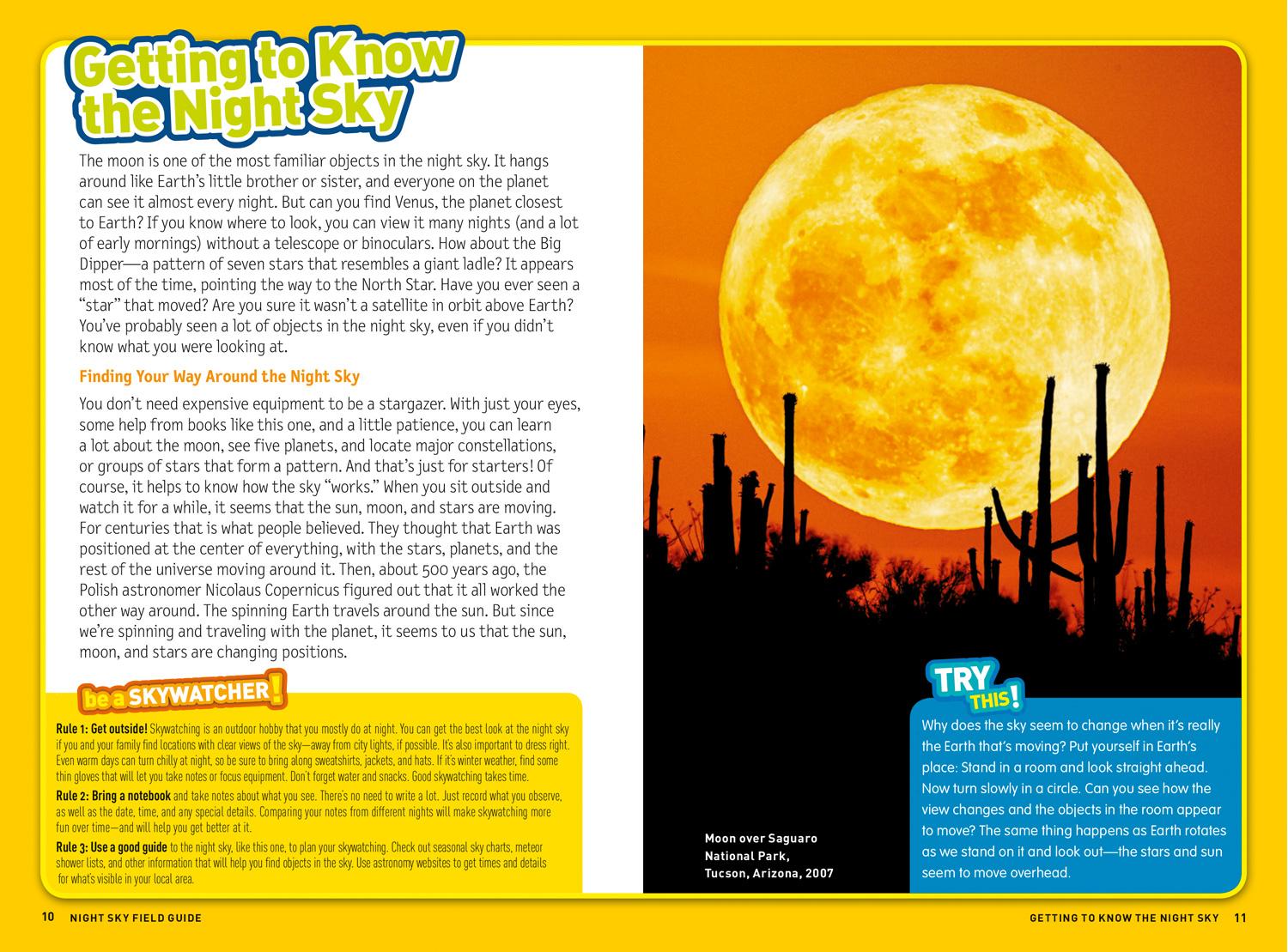 Beispielinhalt (Bild) Ultimate Explorer Field Guide: Night Sky