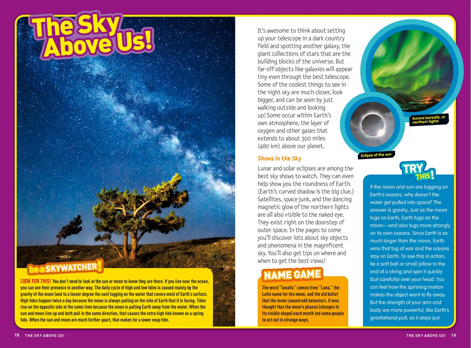 Beispielinhalt (Bild) Ultimate Explorer Field Guide: Night Sky