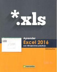 Vorderes Coverbild Aprender Excel 2016 : con 100 ejercicios prácticos
