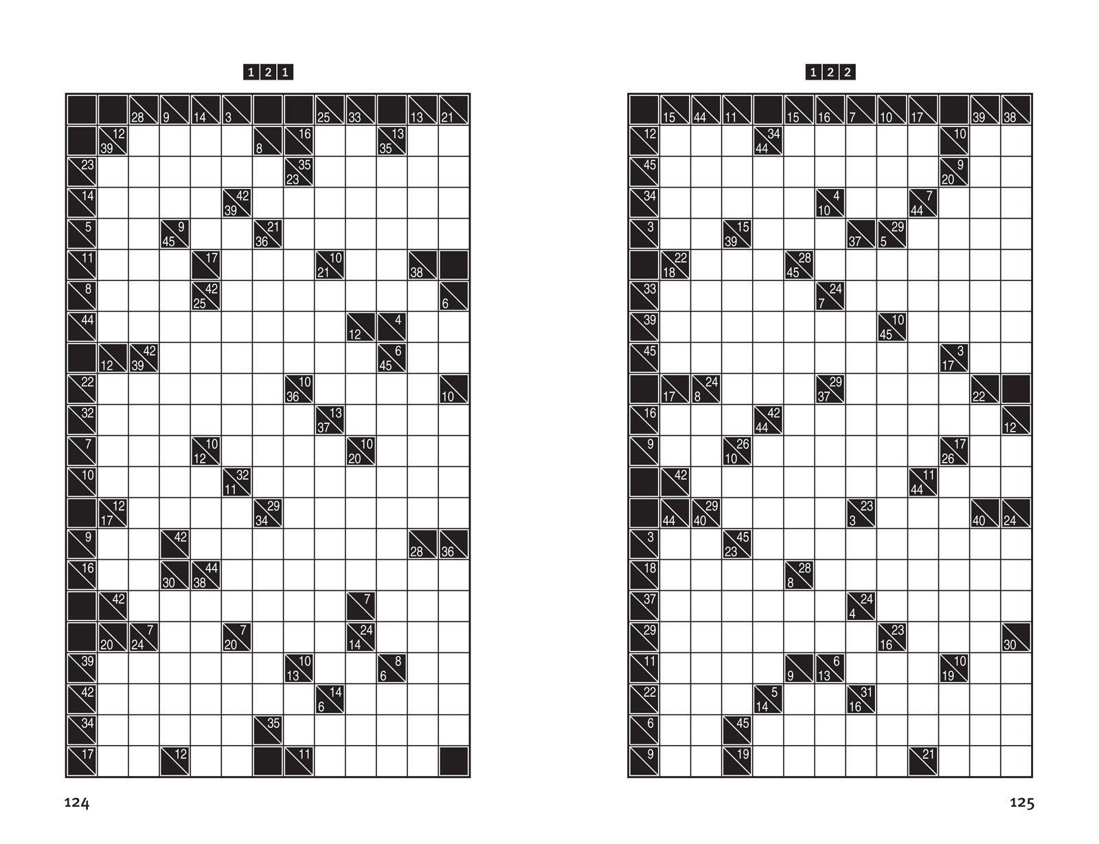 Beispielinhalt (Bild) Third-Degree Black Belt Kakuro