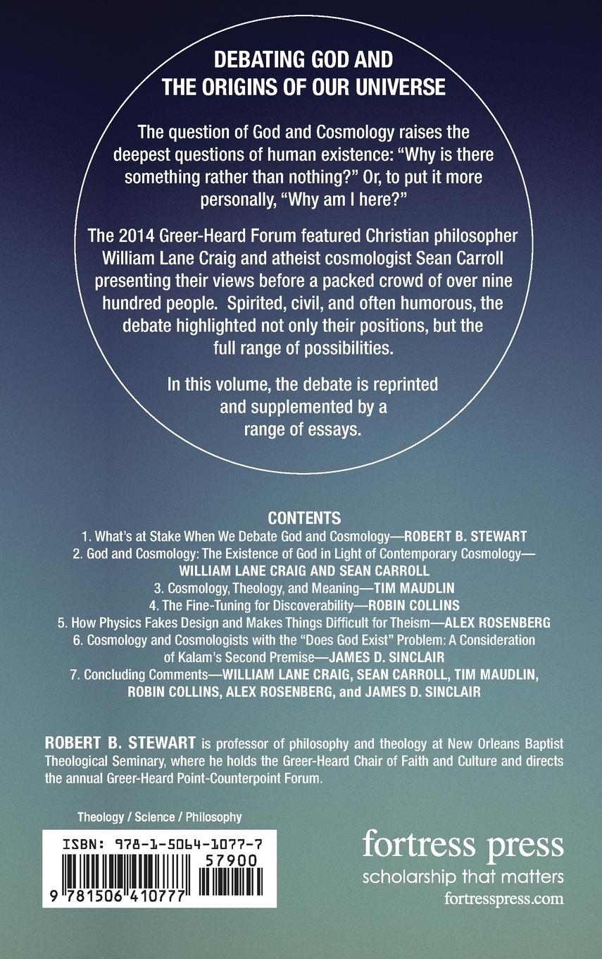 Rückseitencover God and Cosmology