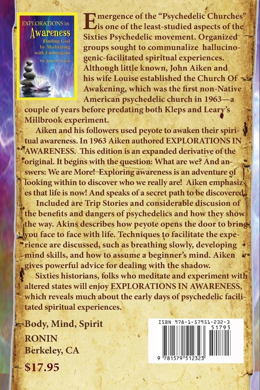 Rückseitencover Explorations in Awareness