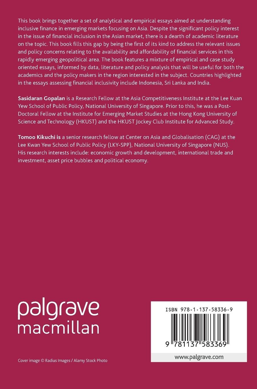 Rückseitencover Financial Inclusion in Asia