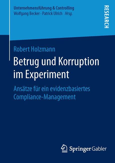 Vorderes Coverbild Betrug und Korruption im Experiment