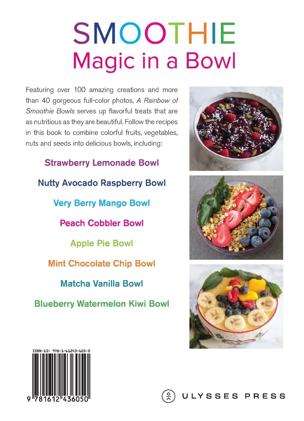 Rückseitencover Rainbow of Smoothie Bowls