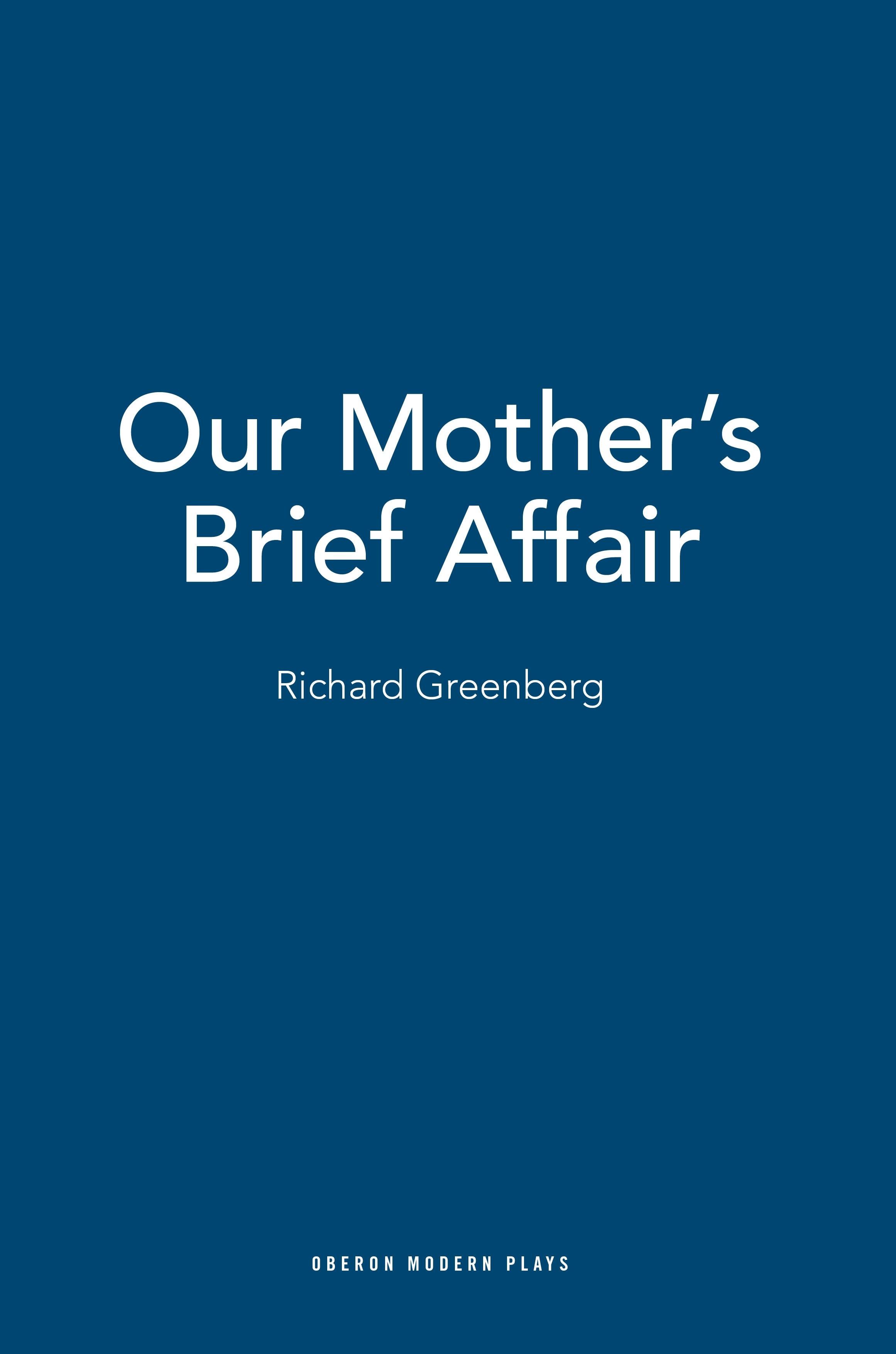 Vorderes Coverbild Our Mother's Brief Affair