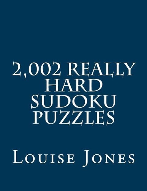 Vorderes Coverbild 2,002 Really Hard Sudoku Puzzles