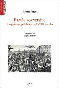 Vorderes Coverbild Parole sovversive. L'opinione pubblica nel XVIII secolo