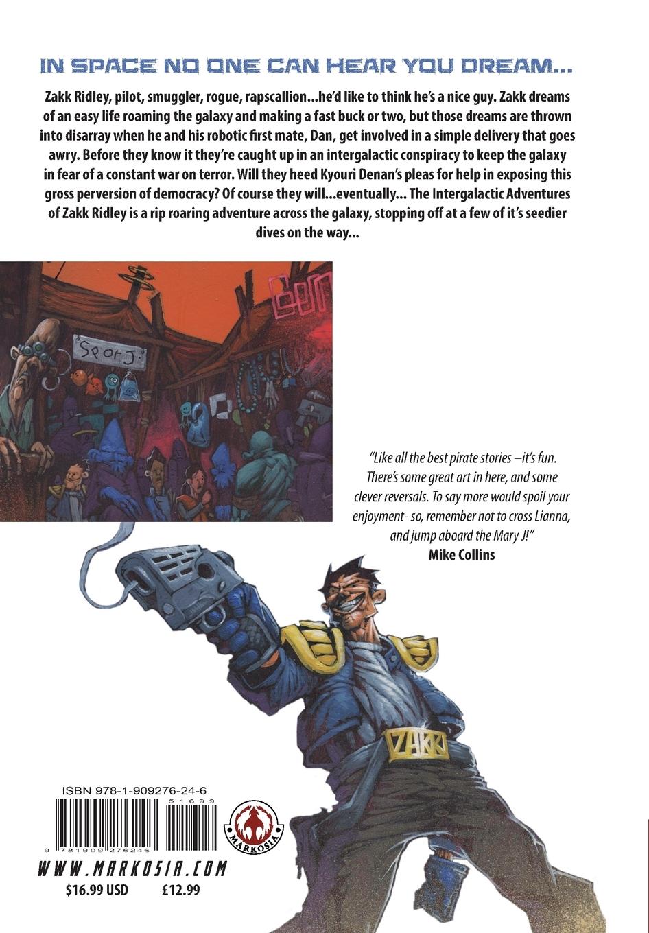 Rückseitencover The Intergalactic Adventures of Zakk Ridley