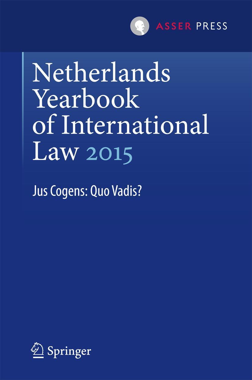 Vorderes Coverbild Netherlands Yearbook of International Law 2015