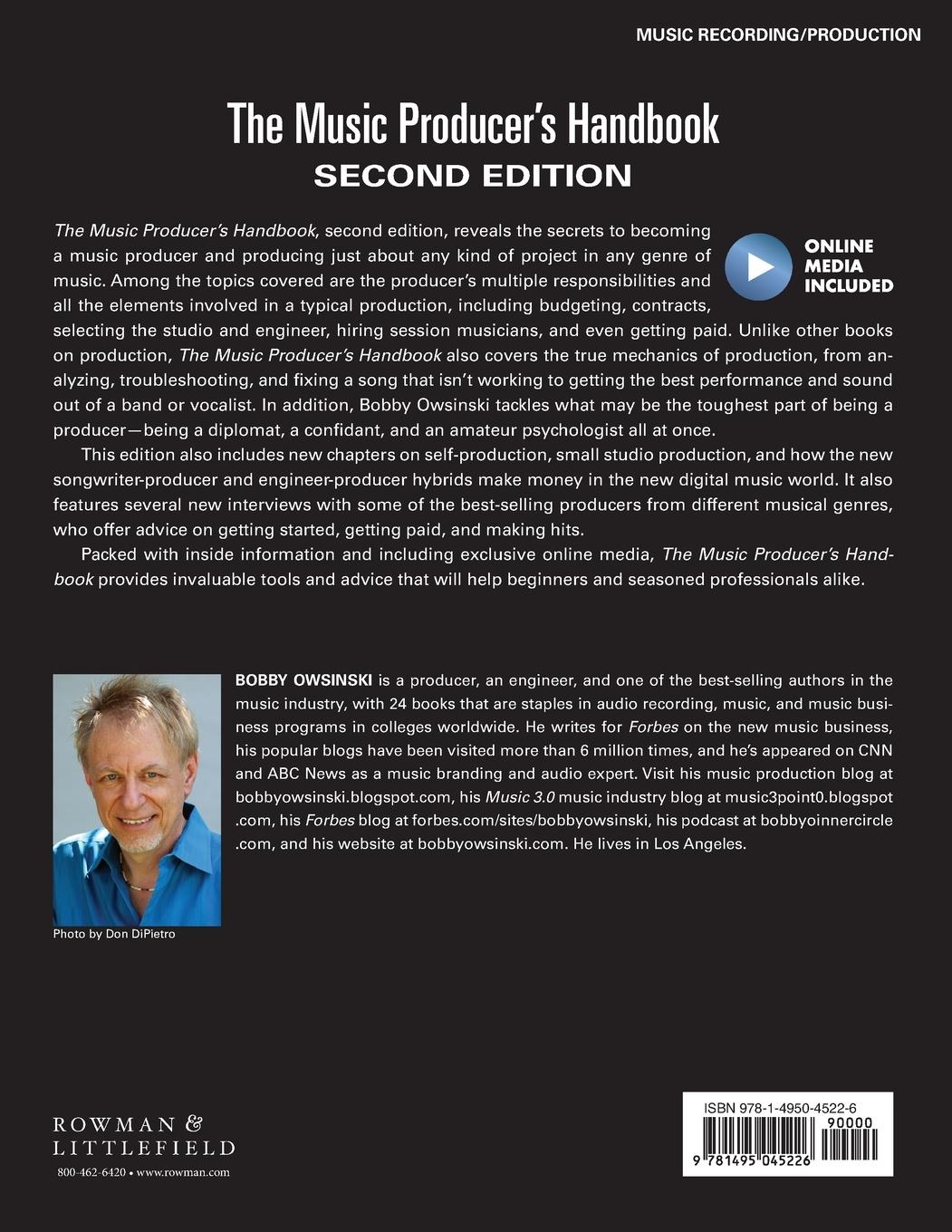 Rückseitencover Music Producer's Handbook