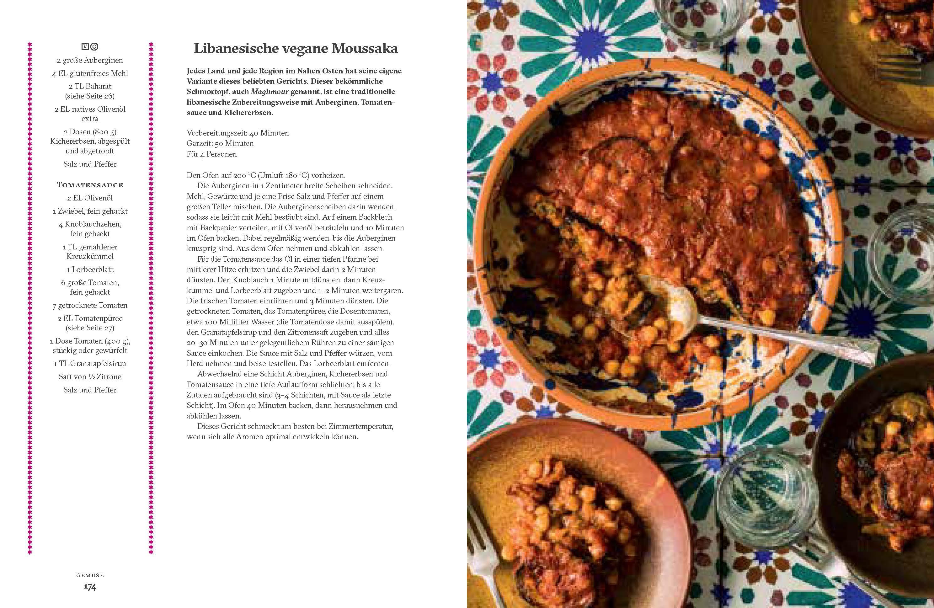 Beispielinhalt (Bild) Orient - köstlich vegetarisch