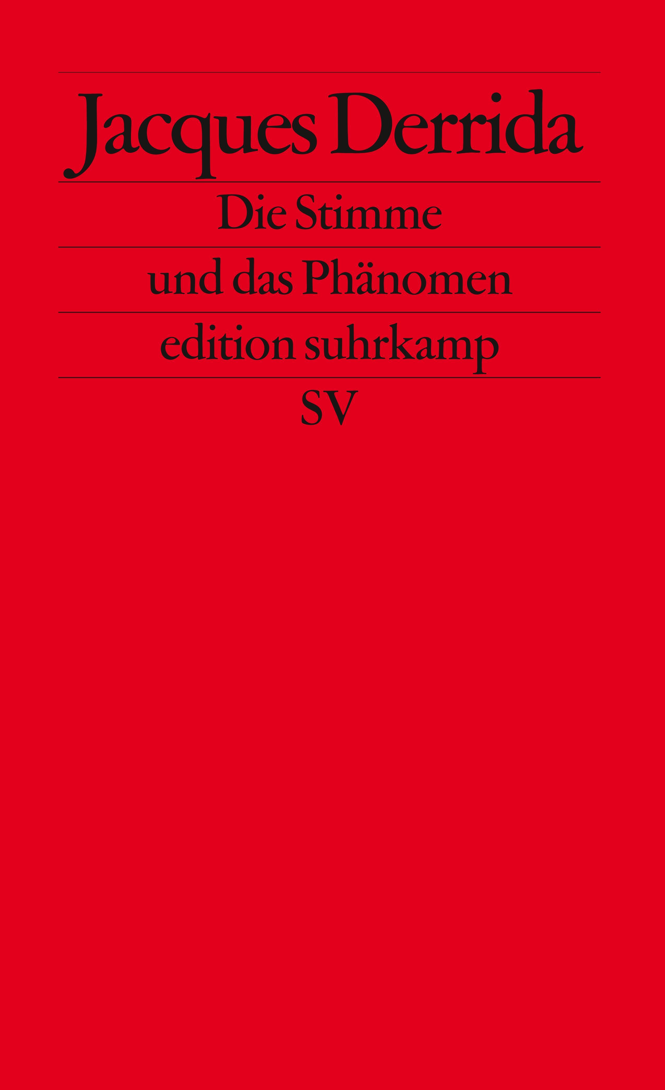 Vorderes Coverbild Die Stimme und das Phänomen