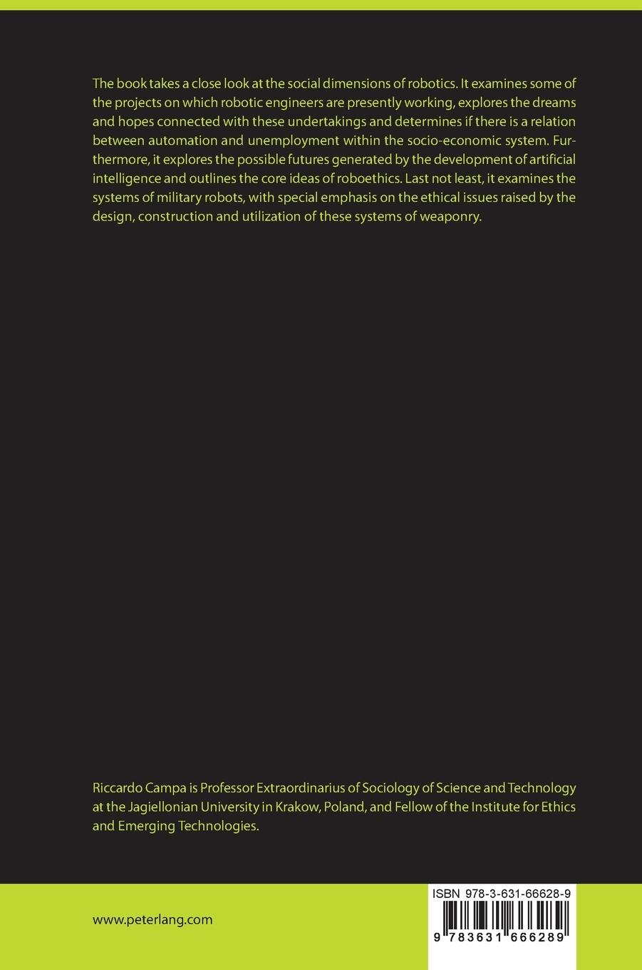 Rückseitencover Humans and Automata