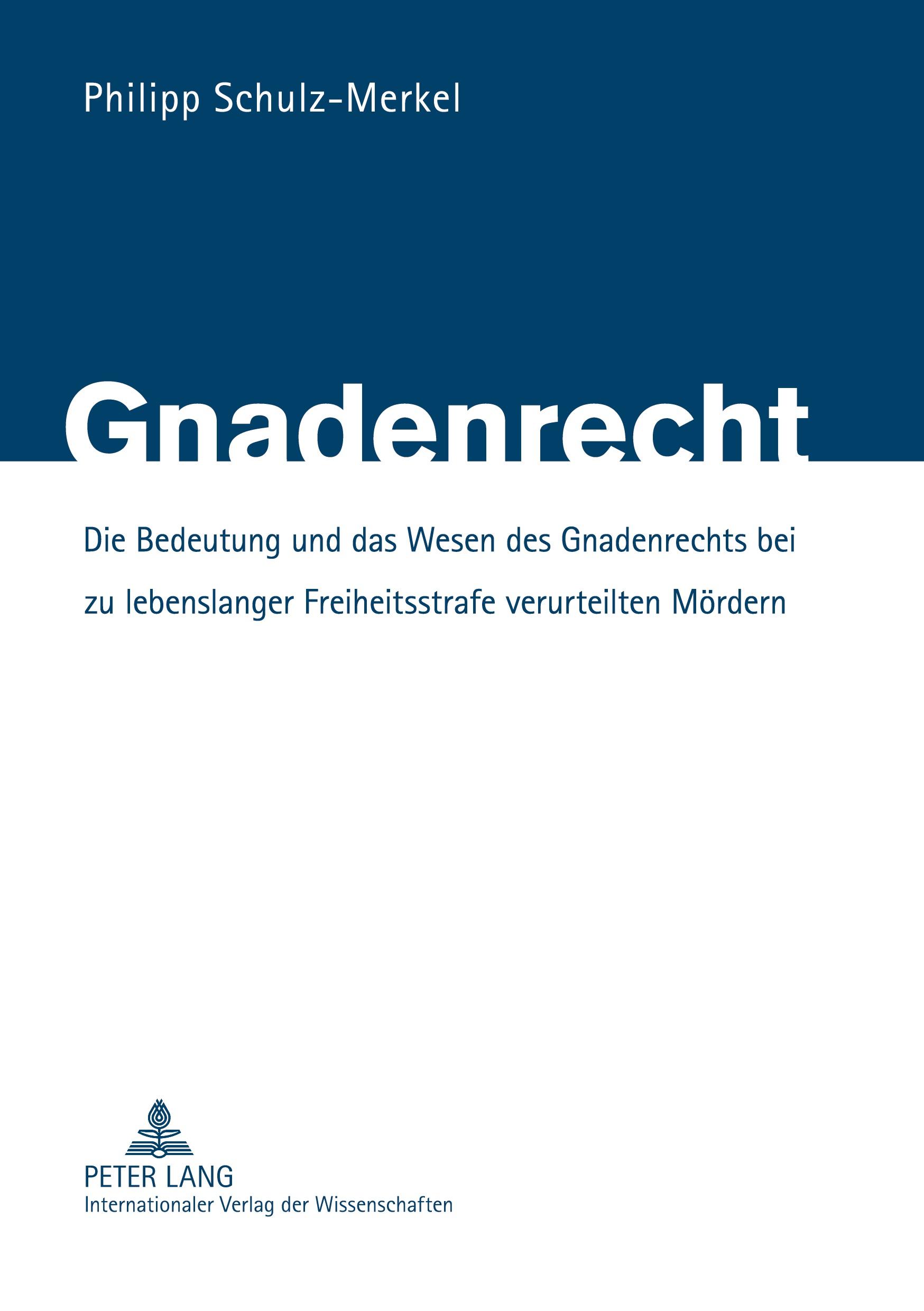 Vorderes Coverbild Gnadenrecht