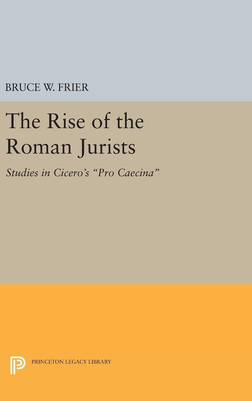 Vorderes Coverbild The Rise of the Roman Jurists