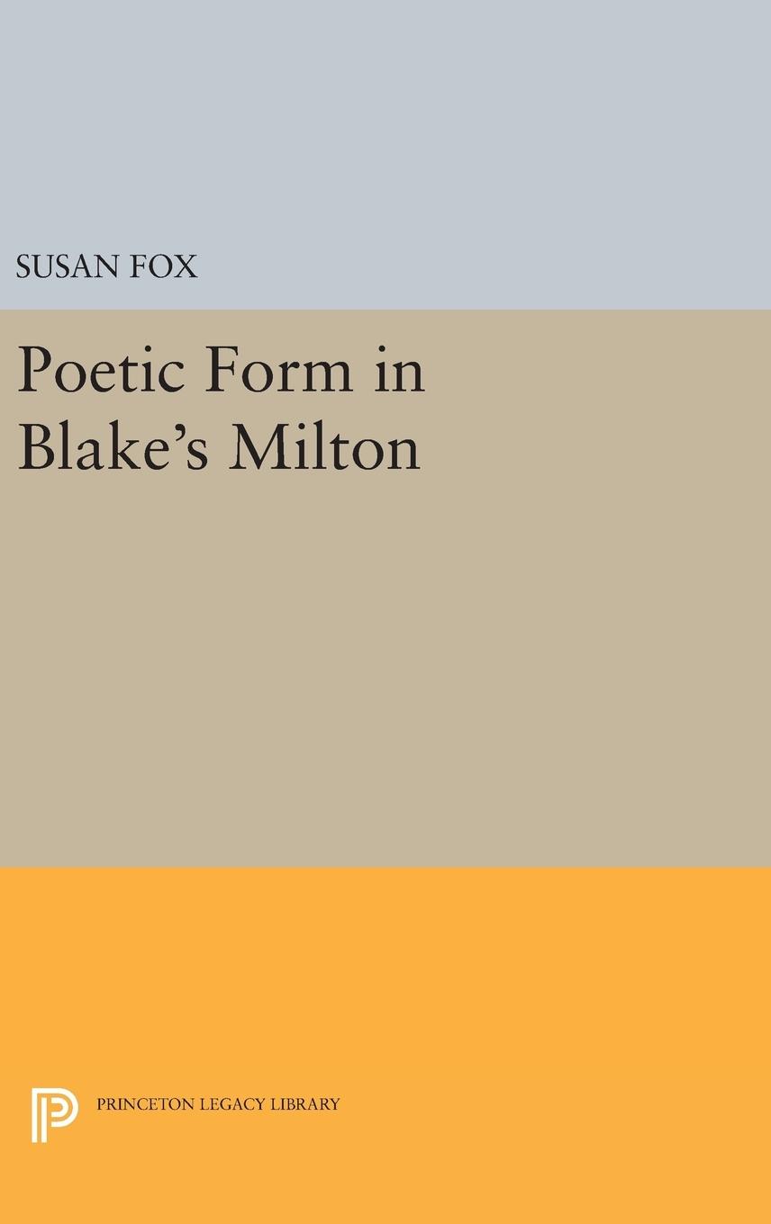 Vorderes Coverbild Poetic Form in Blake's MILTON