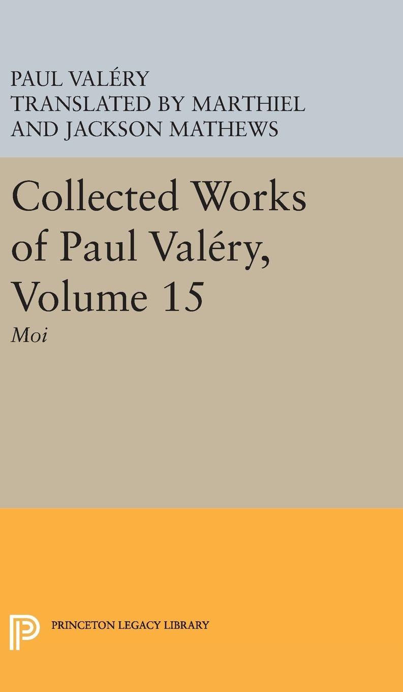 Vorderes Coverbild Collected Works of Paul Valery, Volume 15