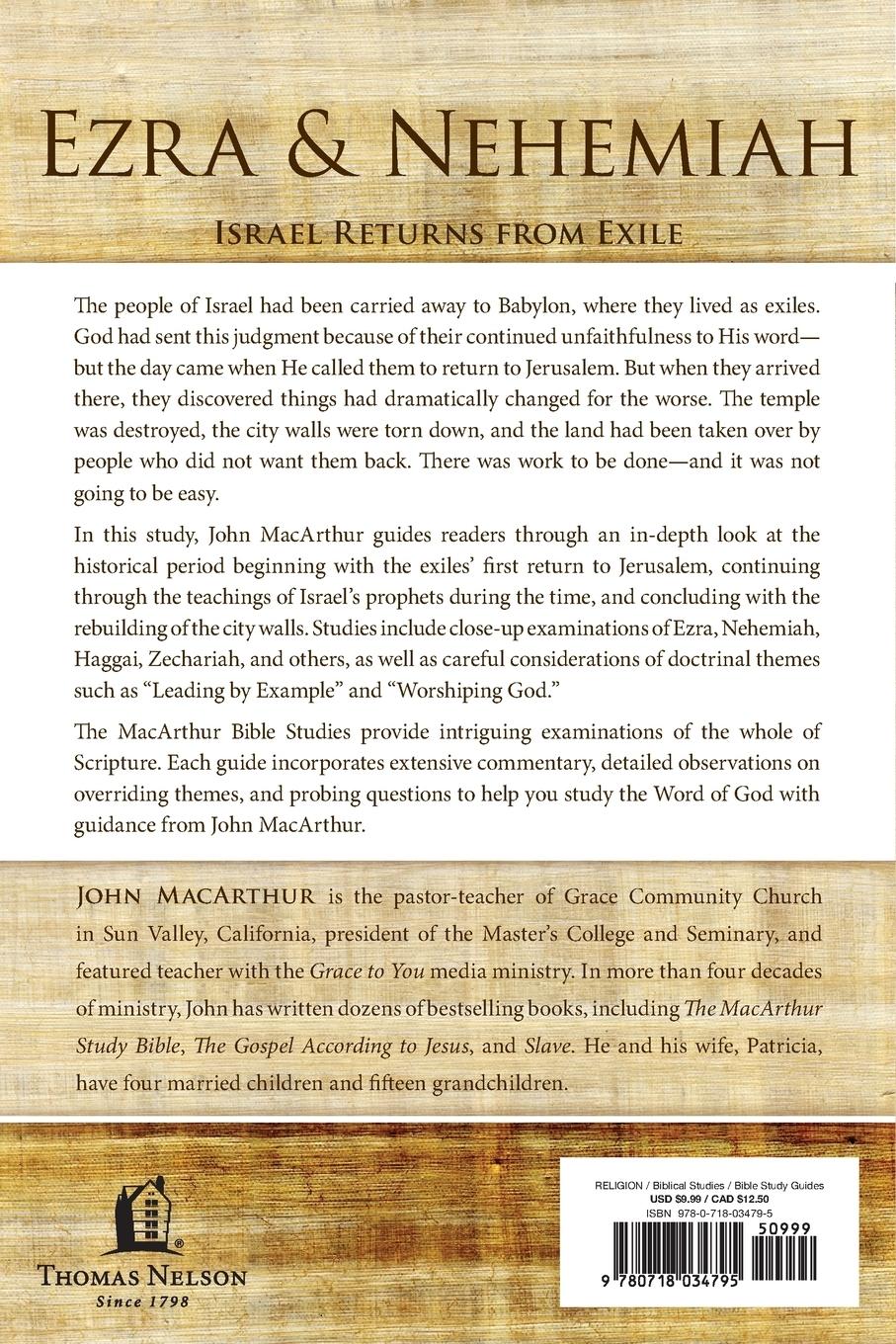 Rückseitencover The Ezra and Nehemiah