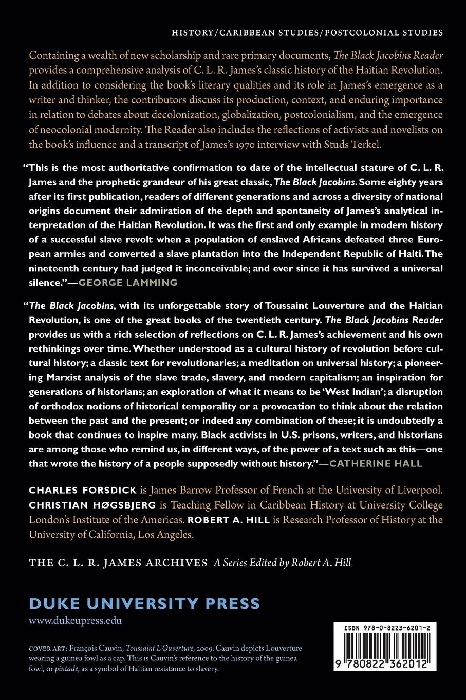 Rückseitencover The Black Jacobins Reader