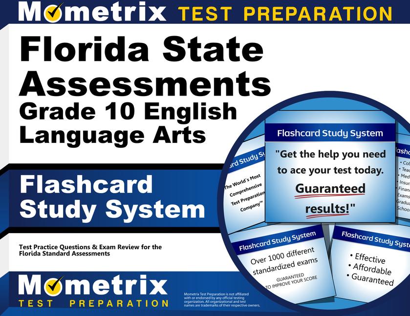 Vorderes Coverbild Florida State Assessments Grade 10 English Language Arts Flashcard Study System
