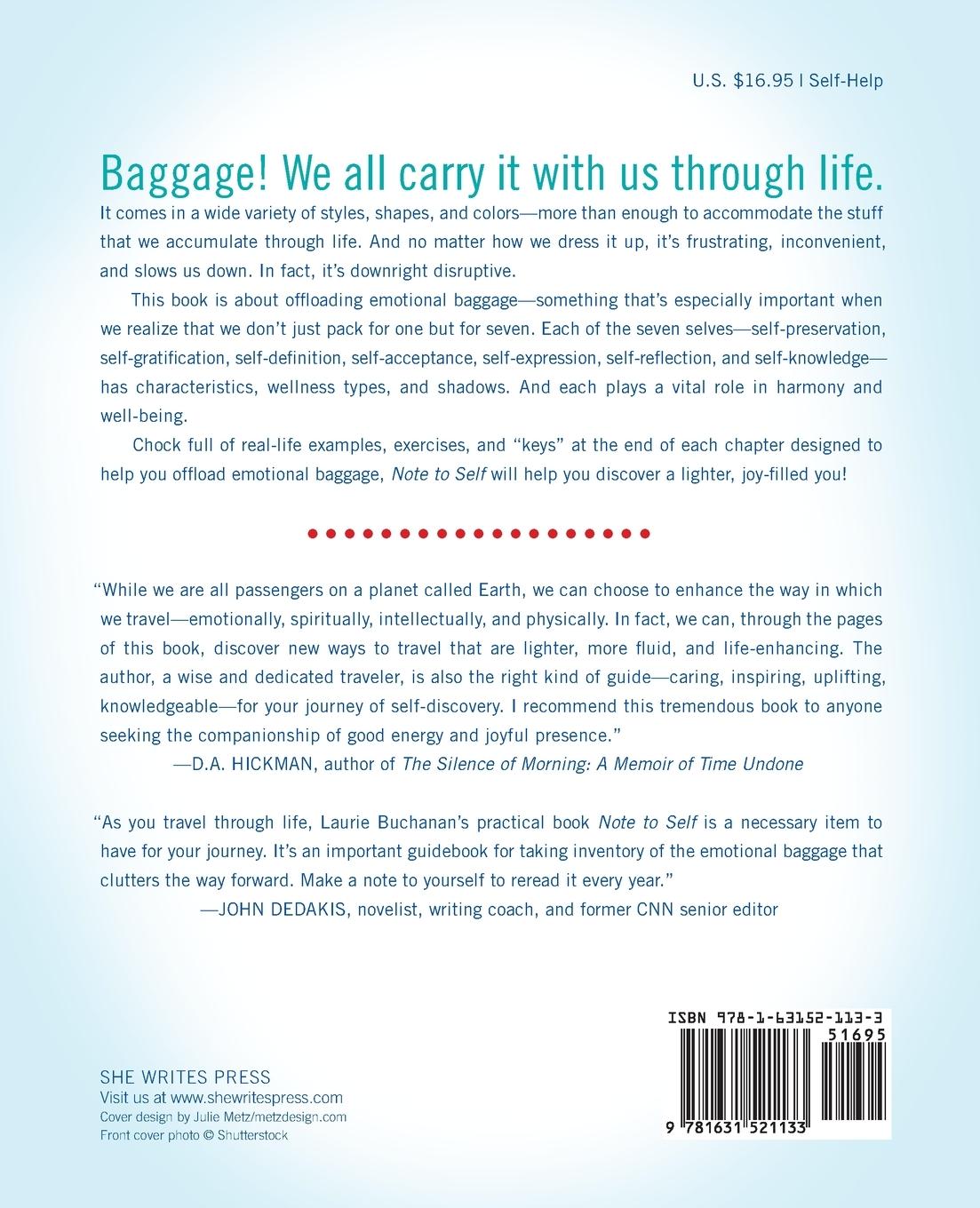 Rückseitencover Note to Self