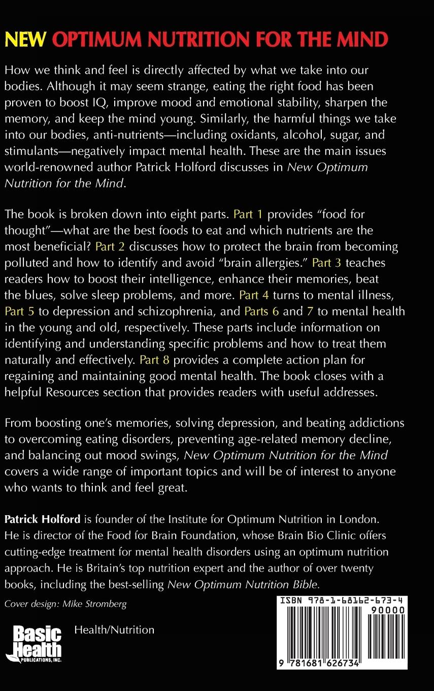 Rückseitencover New Optimum Nutrition for the Mind