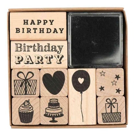 Vorderes Coverbild STEMPELSET GEBURTSTAG