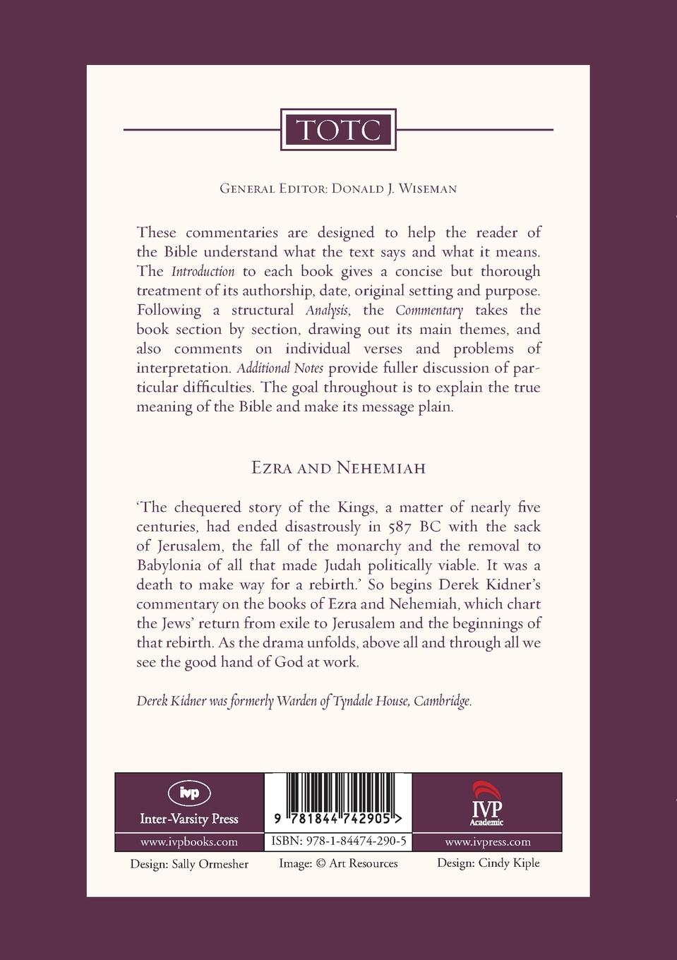 Rückseitencover Ezra and Nehemiah