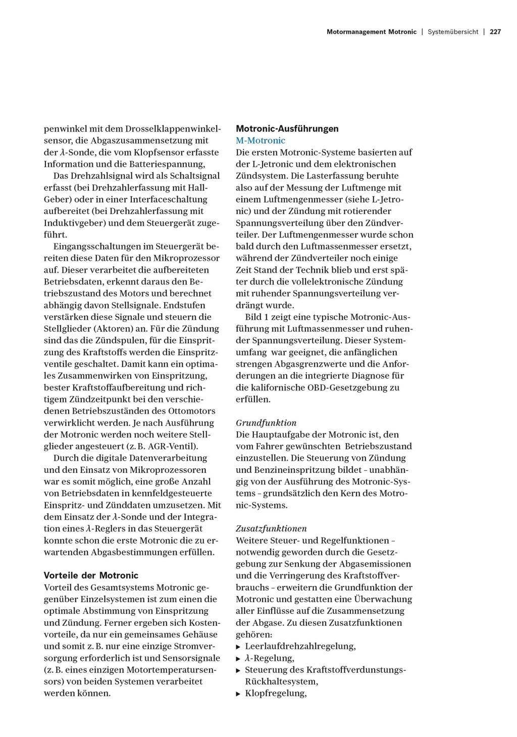 Beispielinhalt (Bild) Ottomotorsteuerung für Young- und Oldtimer