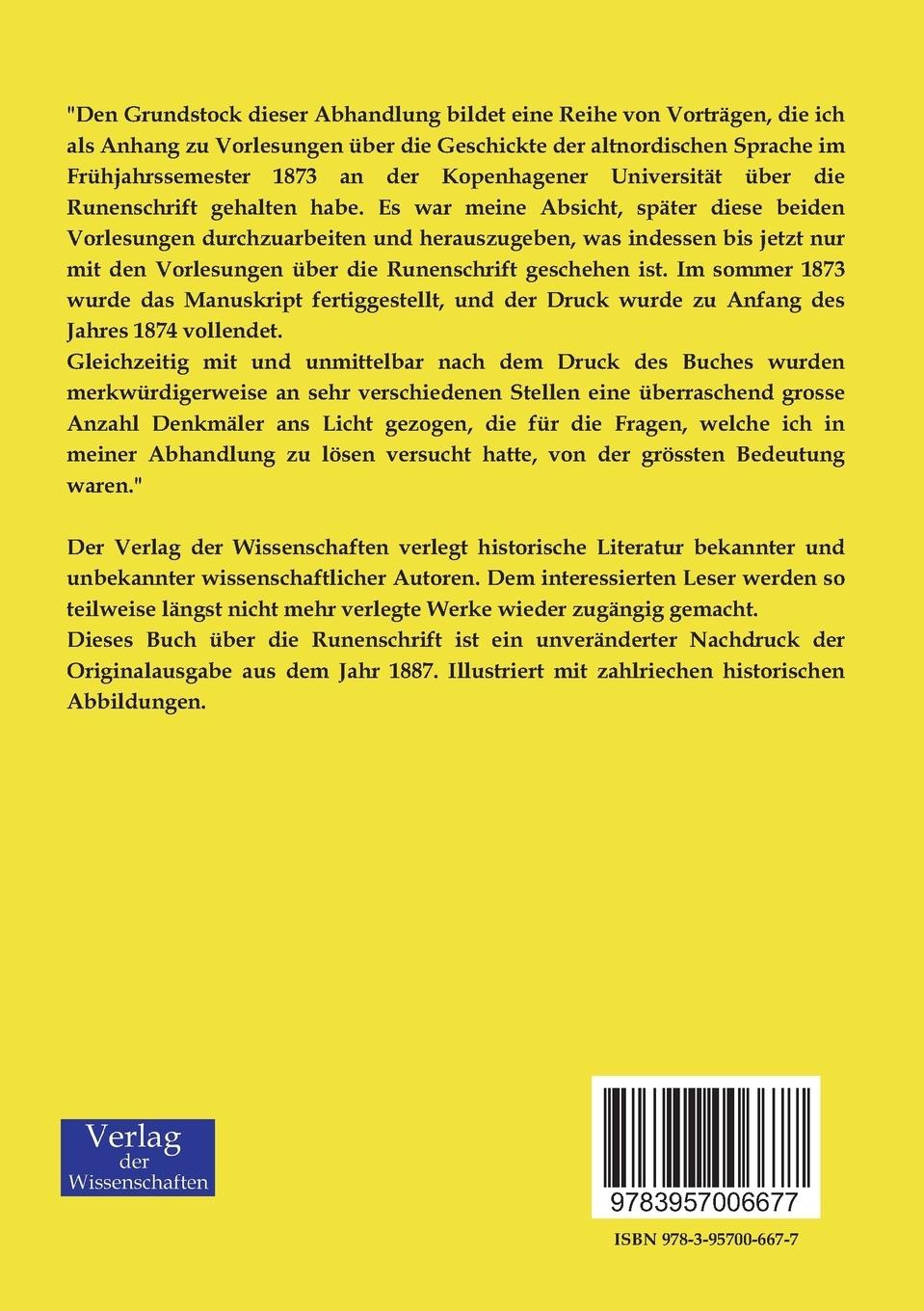 Rückseitencover Die Runenschrift