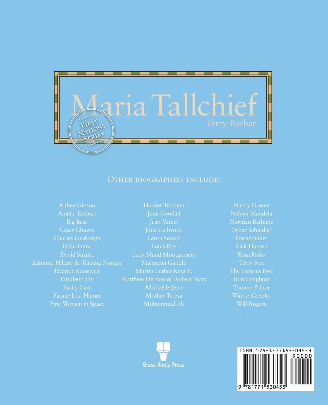 Rückseitencover Maria Tallchief