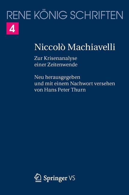 Vorderes Coverbild Niccolò Machiavelli