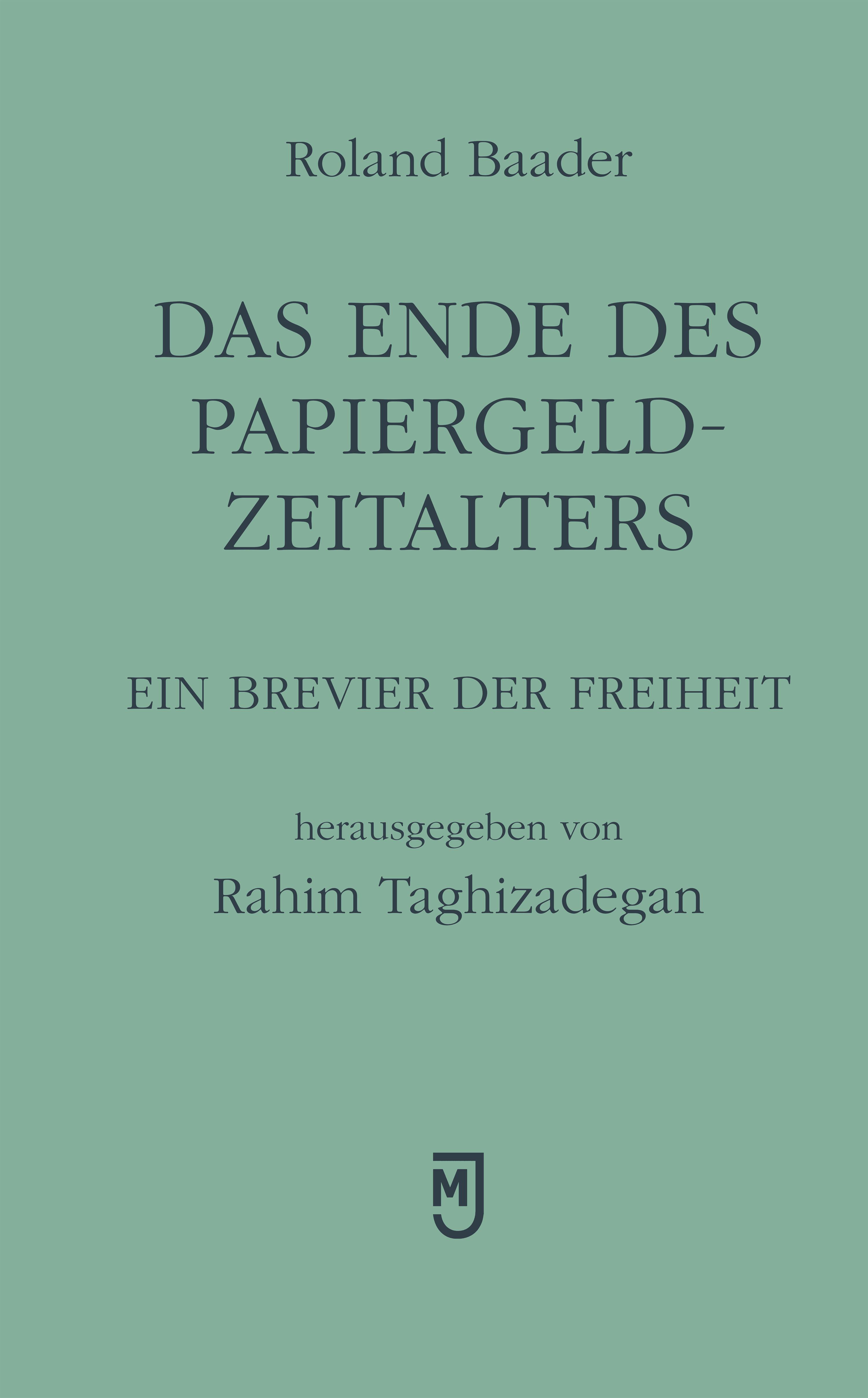 Vorderes Coverbild Das Ende des Papiergeld-Zeitalters
