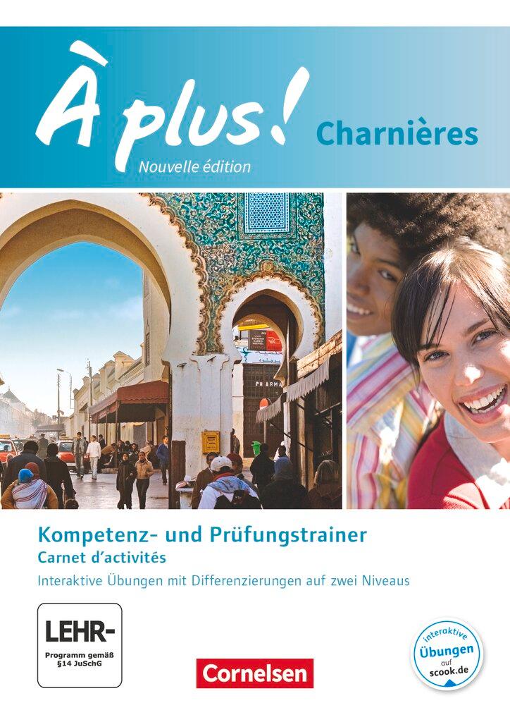 Vorderes Coverbild À plus! Charnières - Carnet d'activités mit interaktiven Übungen auf scook.de. Mit Audios online und Förderheft als Download
