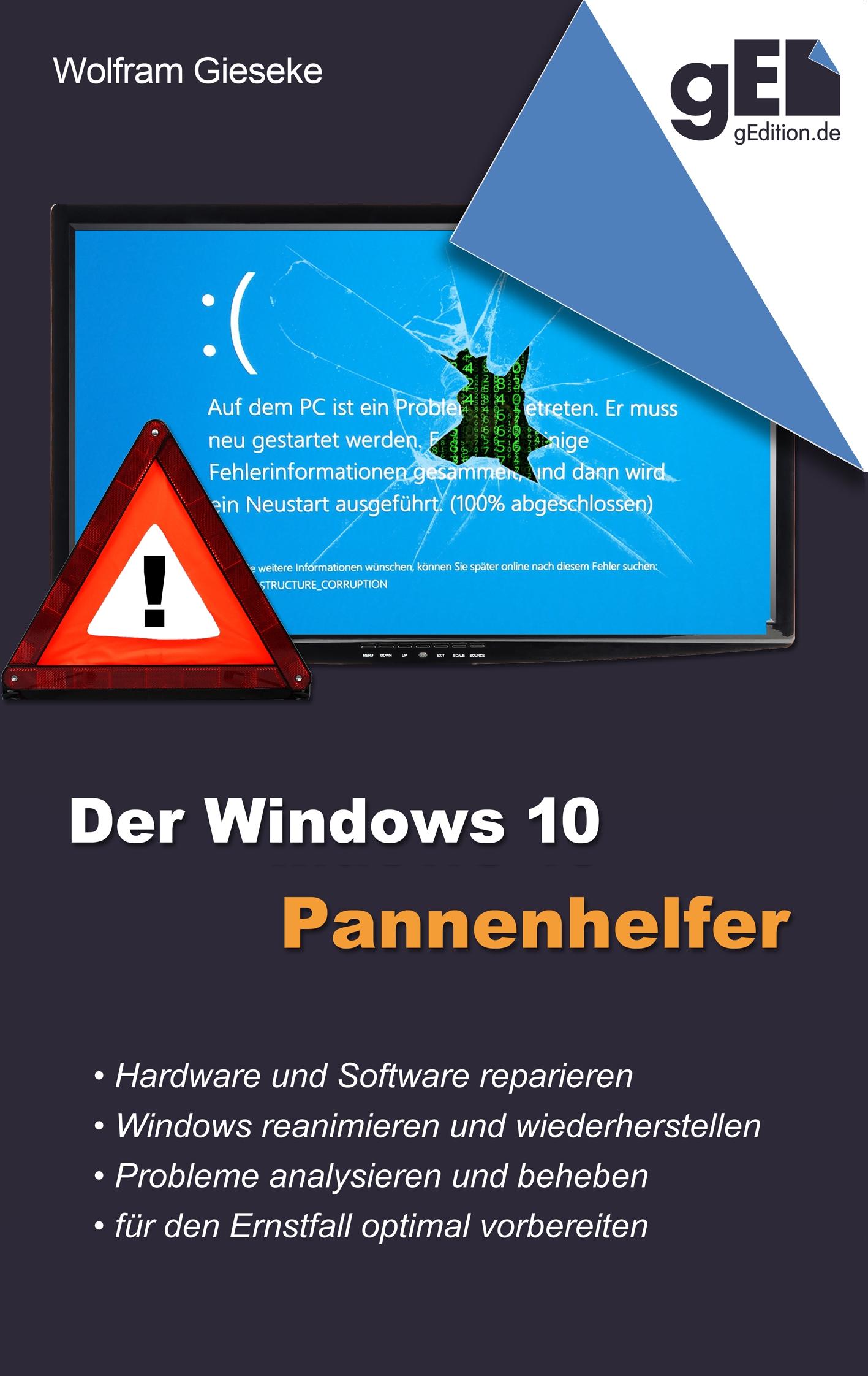 Vorderes Coverbild Der Windows 10 Pannenhelfer