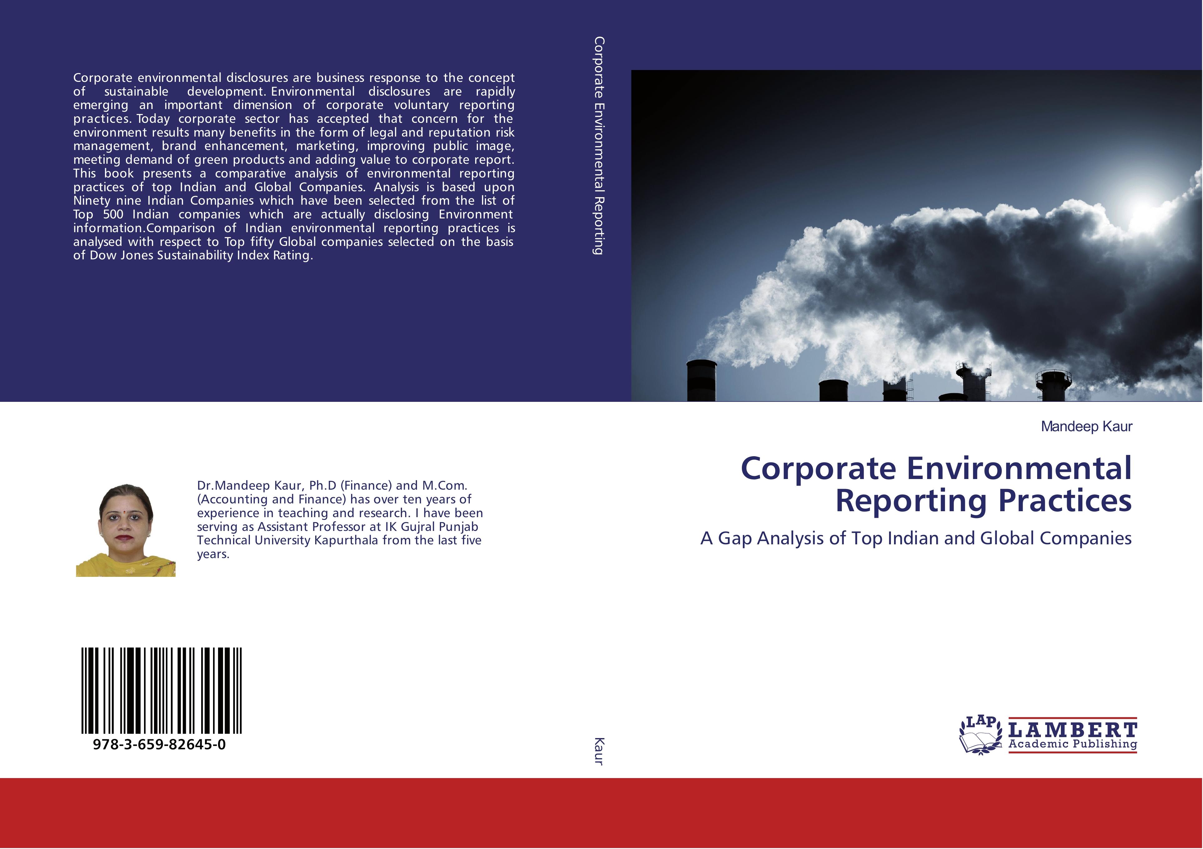 Vorderes Coverbild Corporate Environmental Reporting Practices