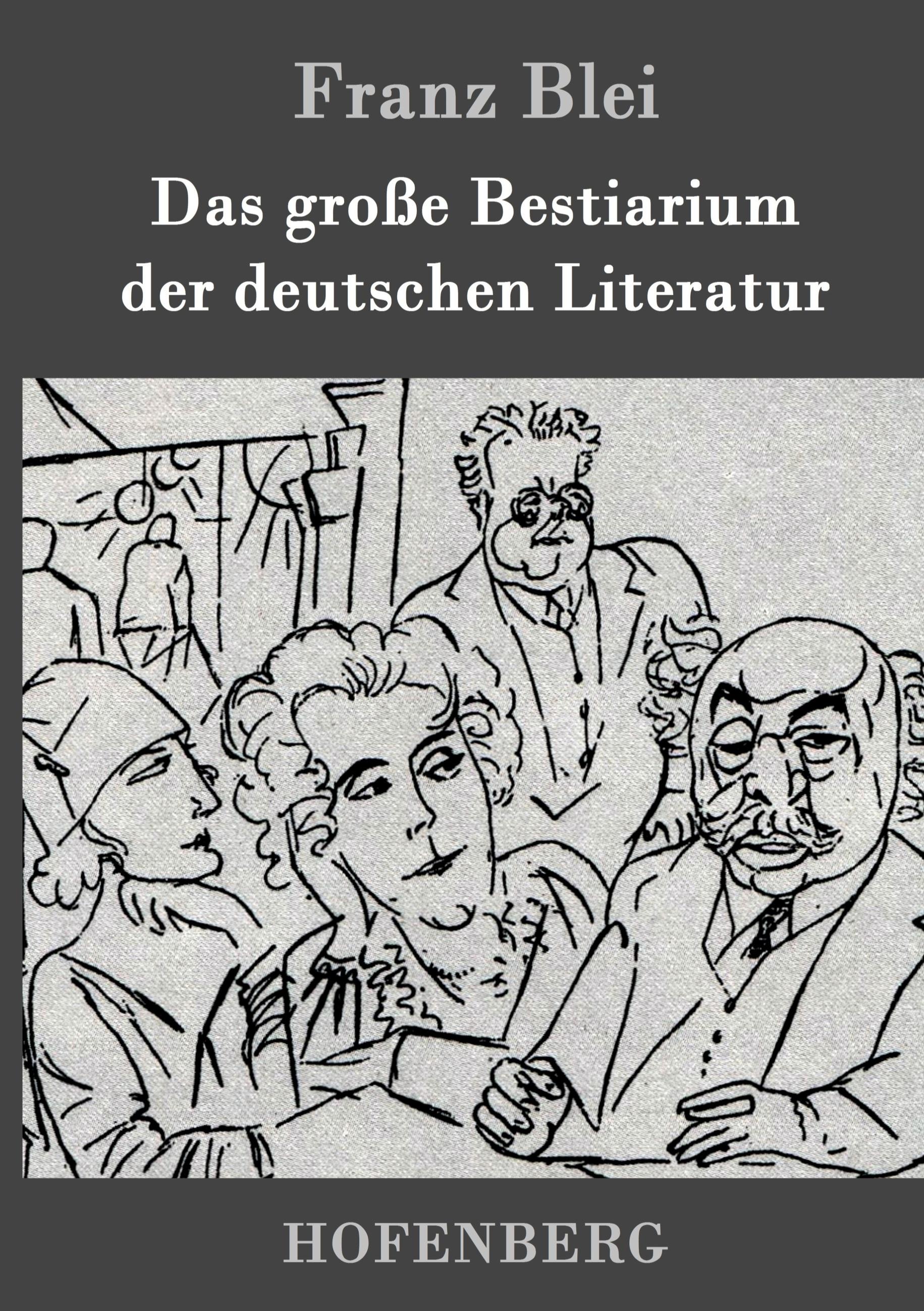 Vorderes Coverbild Das große Bestiarium der deutschen Literatur
