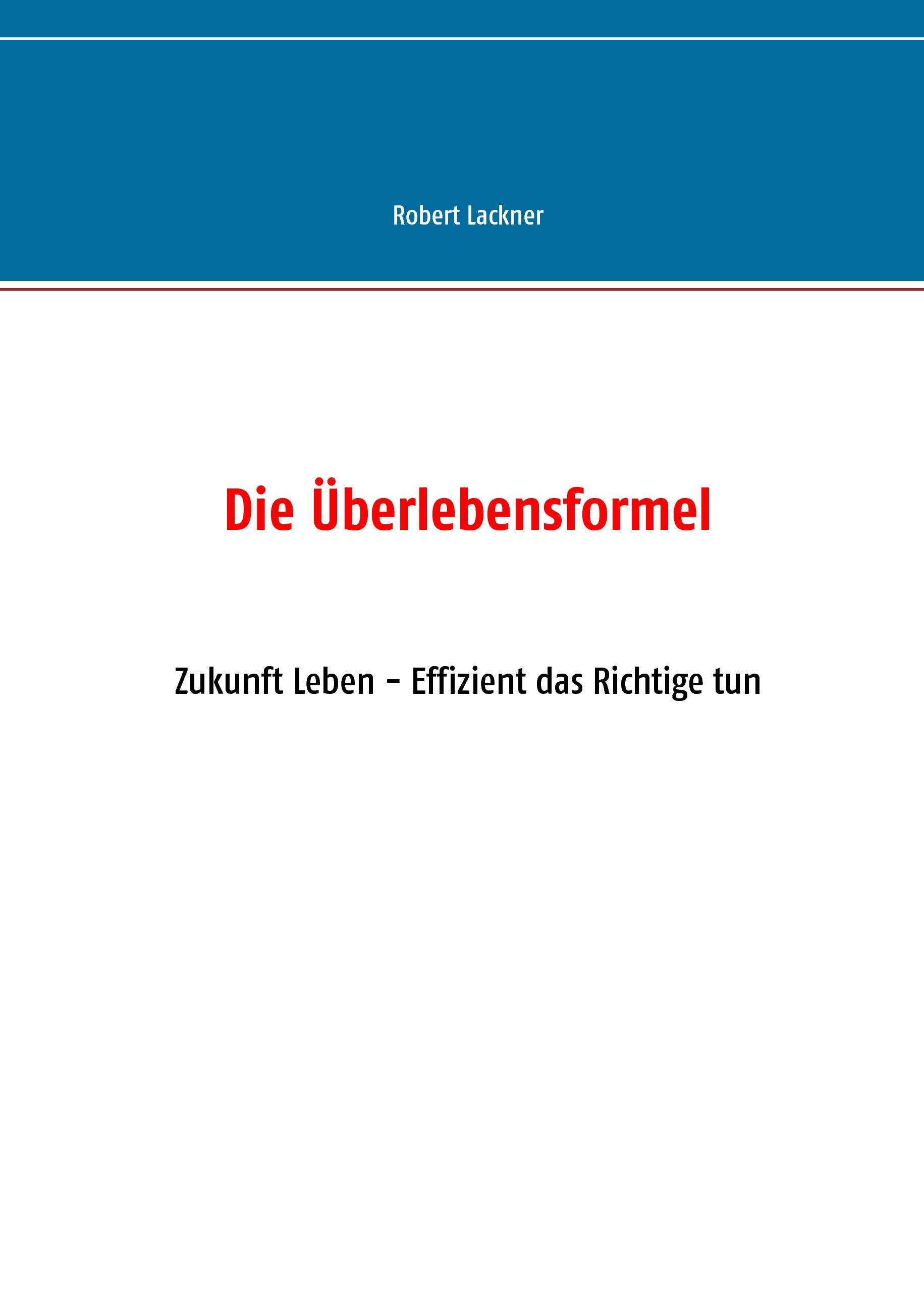 Vorderes Coverbild Die Überlebensformel