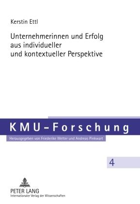 Vorderes Coverbild Unternehmerinnen und Erfolg aus individueller und kontextueller Perspektive