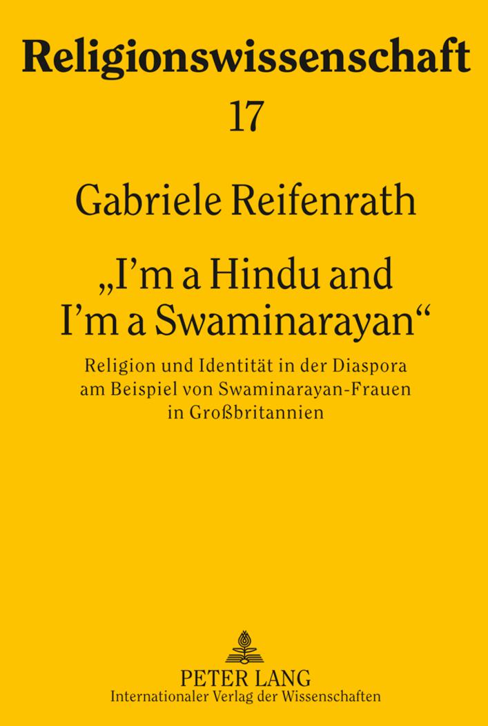 Vorderes Coverbild 'I'm a Hindu and I'm a Swaminarayan'