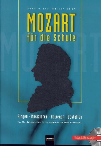 Vorderes Coverbild Mozart für die Schule. Paket Heft und CD