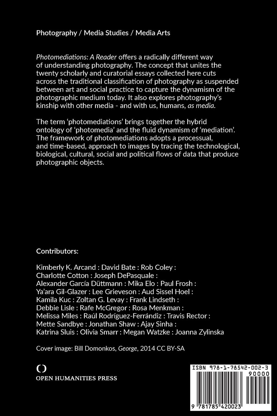 Rückseitencover Photomediations