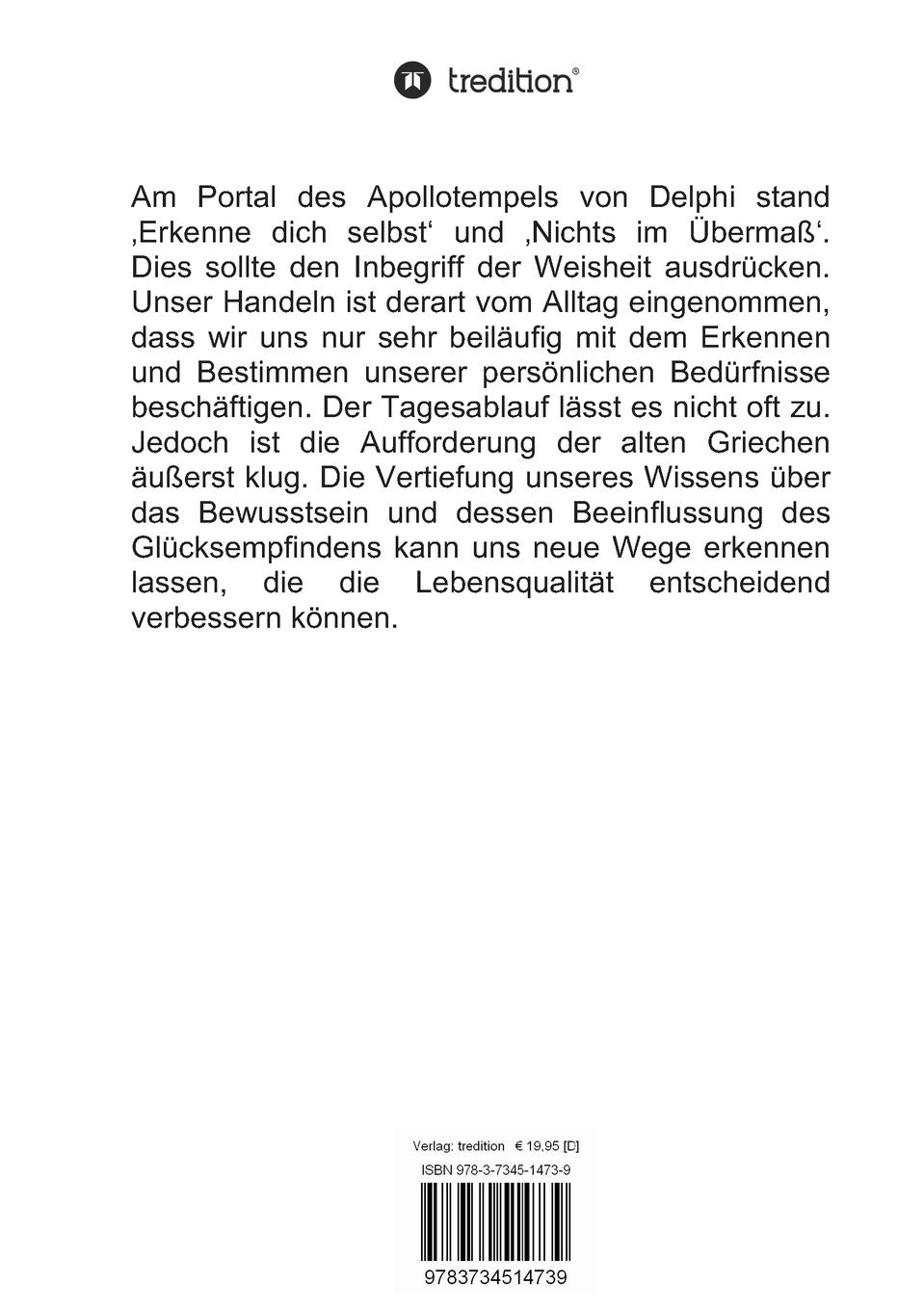 Rückseitencover Nichts im Übermaß
