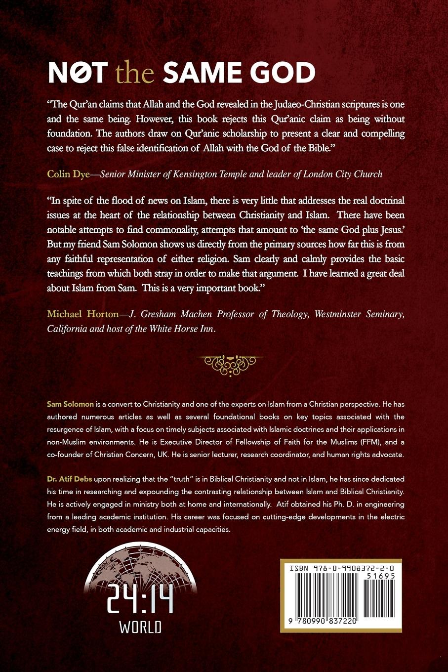 Rückseitencover Not the Same God